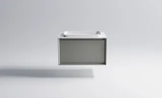 Тумба с раковиной Astra-Form Фрейм 4631177713767 70 см серый матовый